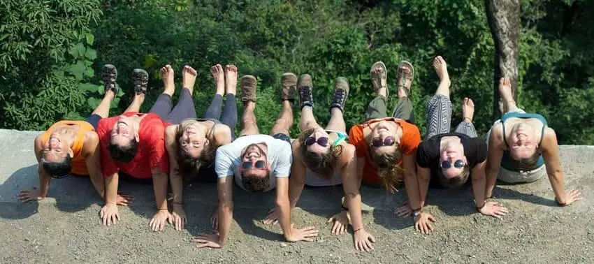 Yoga Teacher Training India - Outdoor Activities & Excursions Excursions & Outdoor Activities during Yoga Teacher Training in India at Rishikesh Yogpeeth.