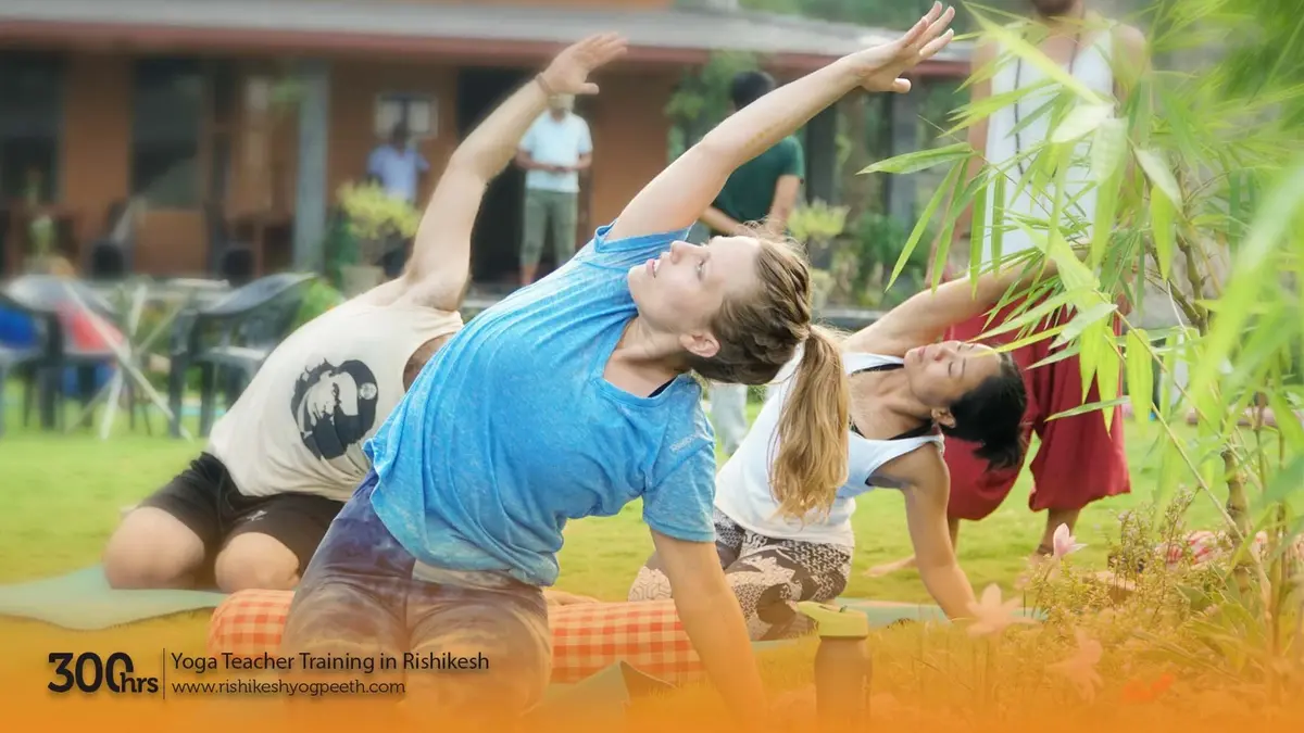 Students Participating in 300 Hour Yoga Teacher Training in Rishikesh at Rishieksh Yogpeeth