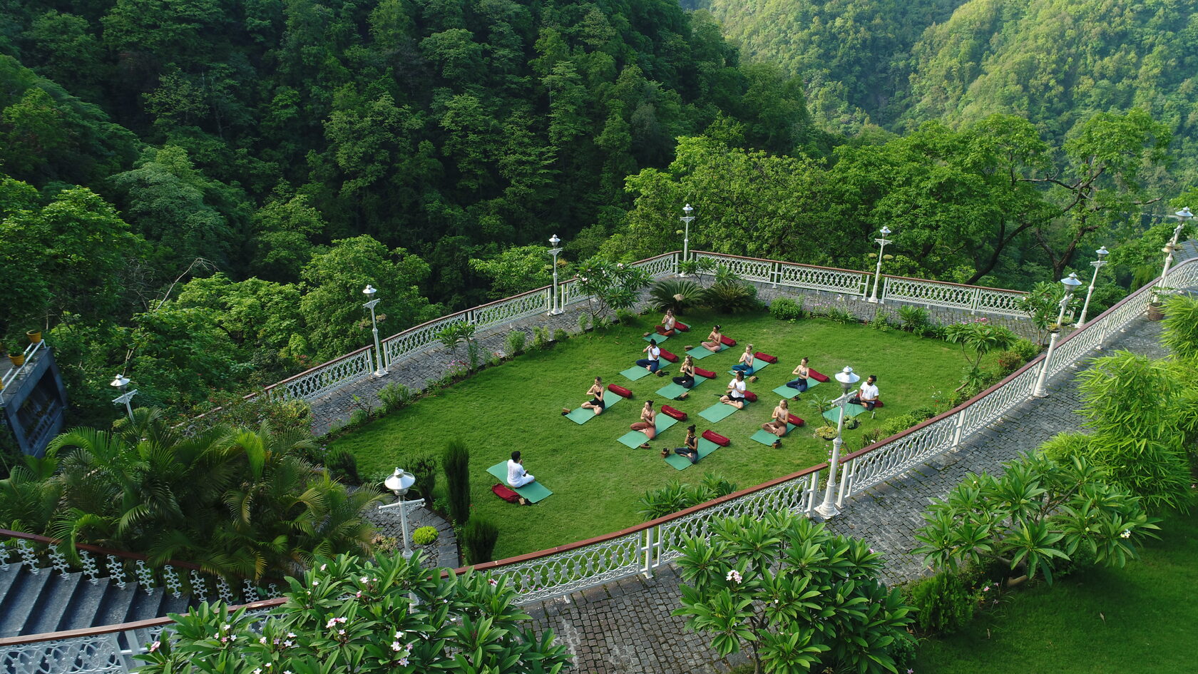 Students Participating in 200 Hour Yoga Teacher Training in Rishikesh, India